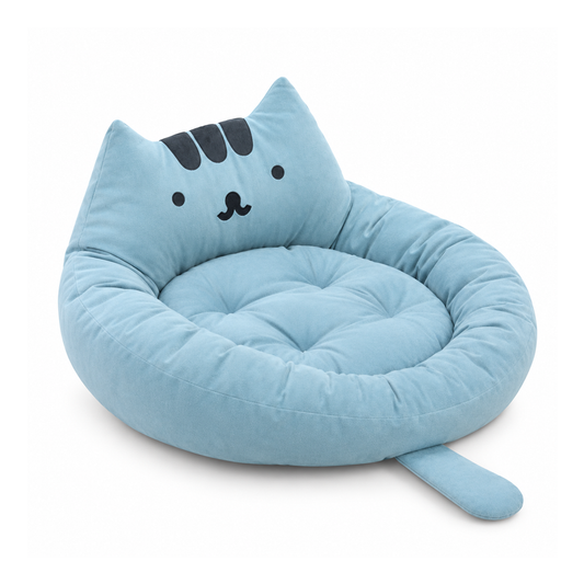 Cute Cat Donut Bed