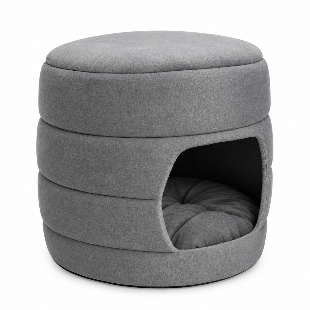 Luxury Multi-Level Cozy Cat Cave Bed