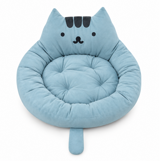 Cute Cat Donut Bed