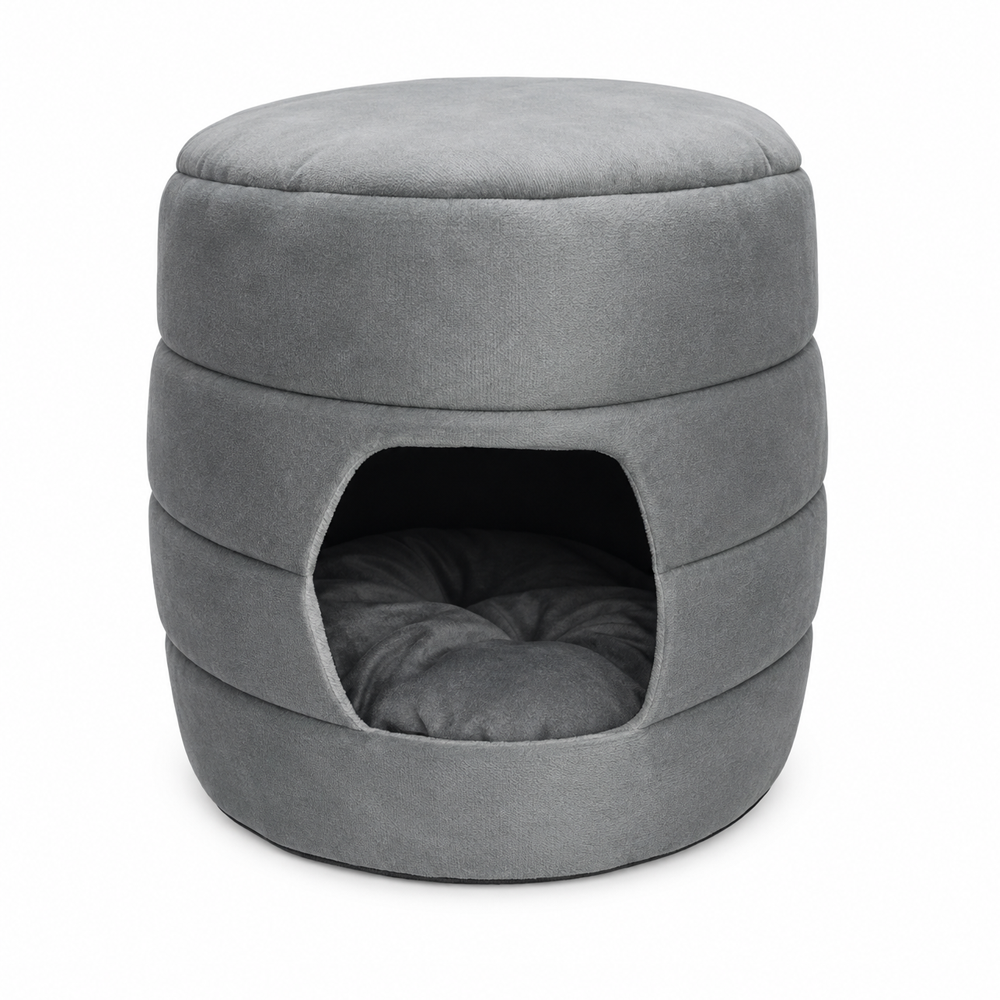 Luxury Multi-Level Cozy Cat Cave Bed
