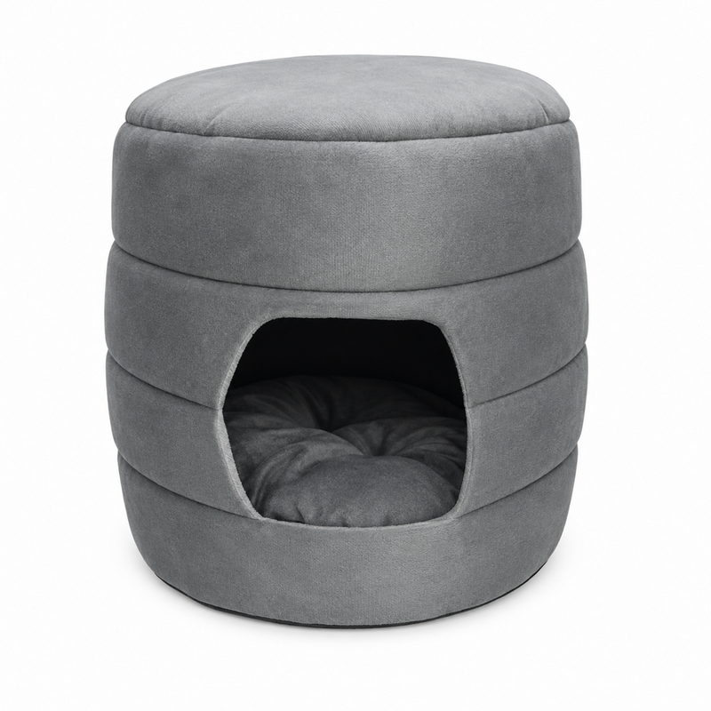 Luxury Multi-Level Cozy Cat Cave Bed
